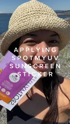 knowing when to reapply your sunscreen is the best feeling ever @SpotMyUV 🙌 #spotmyuv #uvstickers #sunscreenviral #sunscreentips #sunscreenapplication #sunprotection #suncare
