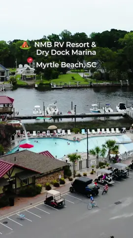 Parked in paradise 🌴 #campingworld #rvtok #myrtlebeach #southcarolina