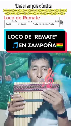 #locoderemateenzampoña #notasdelocoderemate #locoderemateeclipse #viral #foryou #parati #fyp #tutorialzampoña