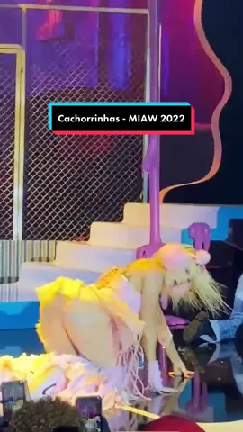 Luisa Sonza performando um trecho de “CACHORRINHAS” no MTV MIAW 2022. @Luísa Sonza #LuisaSonza #Cachorrinhas #cachorrinhaschallenge 🎥: reprodução: Twitter