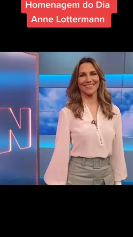 Homenageada do Dia #annelottermann #previsaodotempo #fautaonaband #globonews #pedrobotelhofazhomenagens #maranhaobrasil