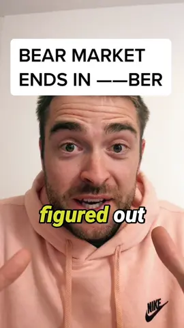 I know when the bear market ends #crypto #bitcoin