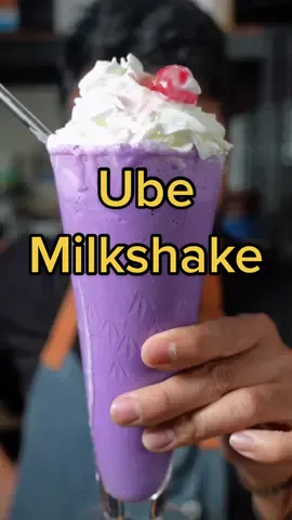 Ube Milkshake 😤 #TikTokTaughtMe #TikTokPartner #Ube