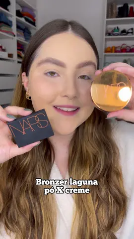 Bronzer laguna @narsissist em pó x creme, qual ganha essa batalha? Me conta aqui nos comentários ♡ #bronzer #bronzemakeup #contornofacial #laguna #narscosmetics #narsmakeup #narslaguna #fy #foryou #fyp