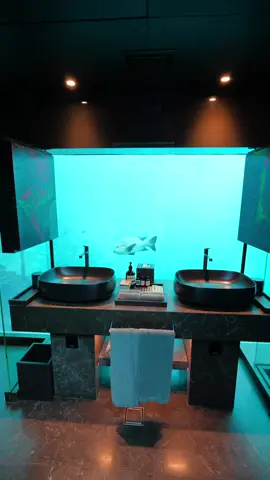 POV: your bathroom is underwater @conradmaldivesofficial 🇲🇻🇲🇻🇲🇻 Tag someone who needs to see this #conradmaldives #conrad #maldives #travel #tiktoktravel