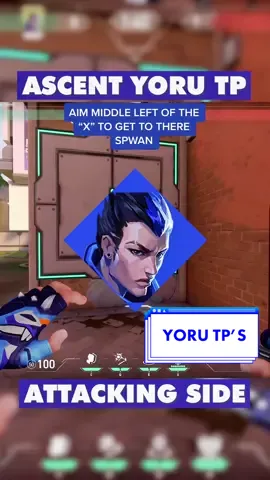 Ascent Attacking Yoru TP LineUps #Valorant #yorumain #yorutp #valorantyorutips #valorantlineups #valorantyoruedit #valoranthelp #tipsandtricks