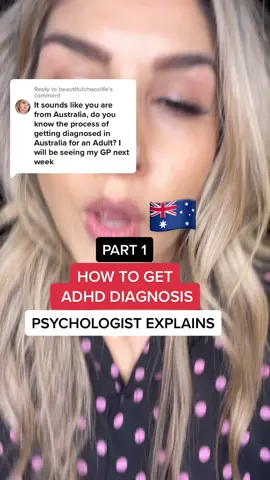 Replying to @beautifulchaoslife ADHD DIAGNOSIS IN AUSTRALIA; Part 1. A psychologist CAN diagnose but you cant get medication unless a psychiatrist diagnoses you. @mindfoodsteph #adhd #attentionhyperactivitydisorder #adhdtiktok #adhdinwomen #adhdcheck #psychologist #psychology #fyp