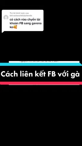 Trả lời @khinaolenxhthidoiten0k đây cách kết nối FB với gà để mốt mất FB vẫn đăng nhập đc bằng gà nha😊❤️#sukienlienquan #sklqmb #aov #lienquan #xh #sh #lienquanmobile_garena #xuhuong #thaibivn #lienquanmobile( Mình xem kỹ r video k vi phạm nha Tiktok đừng cho vị phạm^^ )