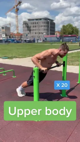 One of the best workouts from Madbarz app - upper body! #workout #streetworkout #pushups #core