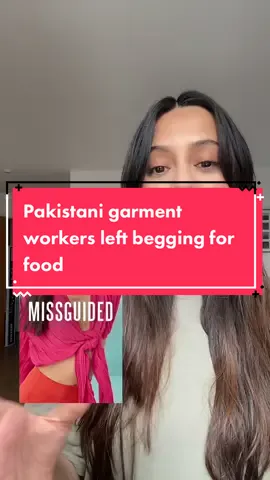 That’s fast fashion for you #pakistani #fashion #missguided #browntiktok #fastfashion #uk #factoryworker #news #boycott