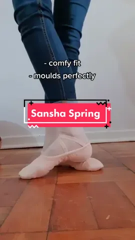 Sansha Spring available at The Ballet Lady. @sanshadance #sansha #spring #elasticated #canvas #Ballet #ballerina #dancer