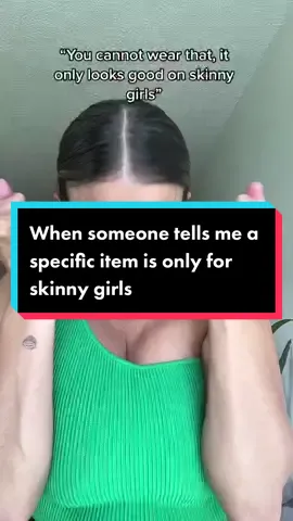 👏🏼 You can wear whatever you want no matter your size 👏🏼 #TikTokFashion #bodyinclusivity #bodypositivity #imageconsultant