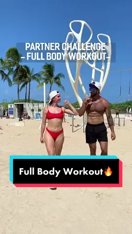 Partner Full Body Workout #fullbodyworkout #Fitness #fitnesstips #couplegoals #couplestiktok #hiitworkout #hiit