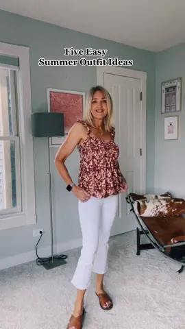 Five easy summer outfit ideas. #summerstyles #summeroutfitinspiration #summerstyletips #warmweatheroutfits
