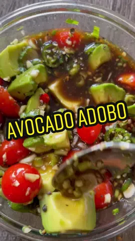 Avo-dobo or Adobo-cado #adobo #adoboavocado  #adobocado #avodobo #filipino #filipinofood #sarap #sarapstartshere #filipinorecipes #mayakeggs #mayakavocado #bayareafood #bayareaeats #foodtiktok #FoodTok