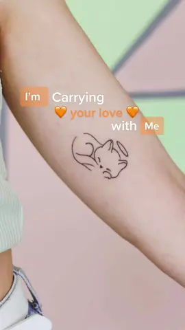 🧡 #petloss #catsoftiktok #carryingyourlovewithme #tattoo #cat