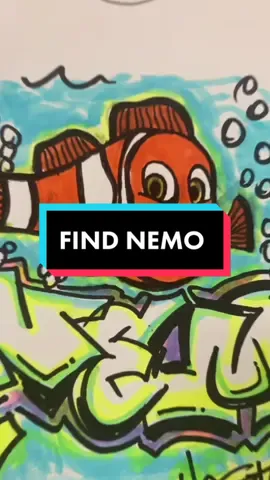#findingnemo #nemo #disneycharacter #sketching #hastyleart #hastylerhymes #hastyle #sharpieart #sharpie #notebookart #loveofart🎨 #loveofart #charaters #draw #drawing #howtodraw #dopeartist #nycgraffiti #graffitithrowups #hastylealphabet #nationalities #blackart #blackartmatters #cartoons #cartooncharacter #character #arttutorial #eachoneteachone