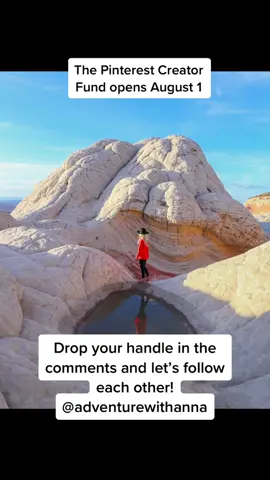 Drop your Pinterest handle in tbe comments and lets follow each other! Mine is adventurewithanna #pinterest #creatorfund #travelphotographer #utah #womenwhotravel #pinterestcreatorfund