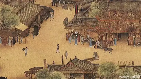 Mô phỏng lại bức tranh mô tả sự thịnh vượng của nhà Tống - Triều đại giàu nhất thế giới thời bấy giờ#china#trungquoc