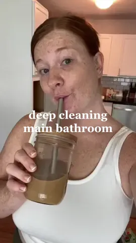 And then I deep cleaned the shower, vacuumed & mopped the floors but couldn’t film it 🙃 #partone #deepcleaning #homeowners #cleaningmotivation #pregnancymotivation