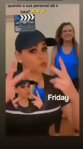 Mais alguém tem uma Personal assim? Consegue ser mais maluca que eu 🤣🤪🤪#personal #Fitness #malhacao #saudedamulher #vidasaudavel
