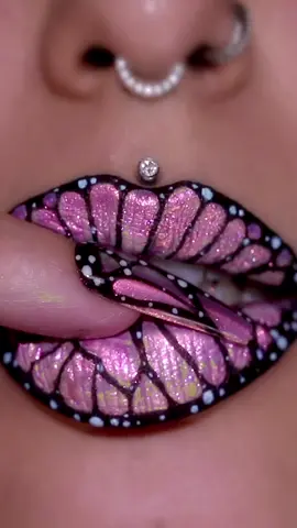 What would you call this lip? 🦋 #fyp #foryou #makeup #lipstick #lipart