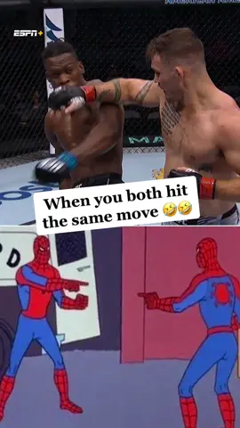 Great minds think alike 💯 #UFC #ufc277 #spidermanmeme #marvel #sportstiktok