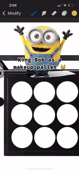 Minion pallet 😁😁🫶 #fyp #foryou #foryoupageofficiall #foryoupage #foryoupage❤️❤️ #minions #kingbob👑 #minion #icountmoneyyyyy