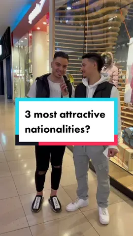 3 most attractive nationalities? #fypシ #uk #viral #whatsthemostattractive #nationalities #publicinterview #melbourne