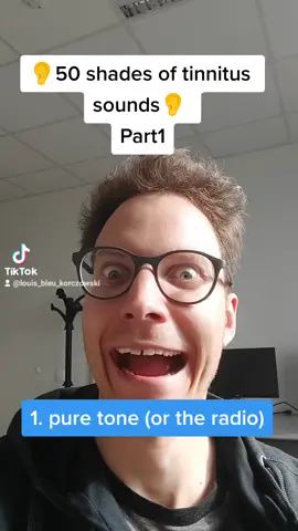 6 examples of tinnitus sounds. I have the first one, 8034Hz in the left left ear. And you? #tinnitus #tinnitusawareness #MentalHealth #chronicillness