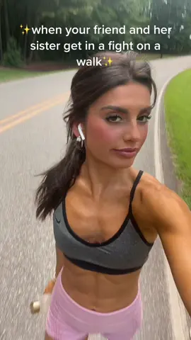 2 miles to go and its a silent hot girl walk today 🤩