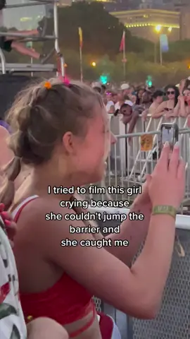 The way my soul left my body when she turned around #fyp #festival #crying #viral