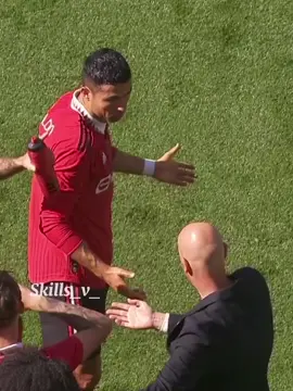 Ronaldo x Ten Hag Tactics😮🐐Follow❤️ are they a good duo?