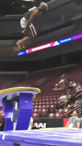 Is @DonWitDaSauce even human!? He landed this backward full-twisting double tucked Tsukahara (also known as a Ri Se Gwang) at US Classic!