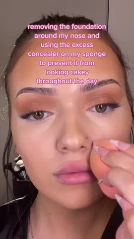 that area is one of the biggest indicators of “cakey makeup” especially during this hot weather