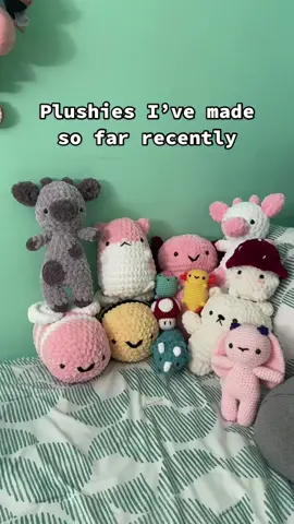 Which one’s your favorite? ☺️✨ #crochet#handmade#SmallBusiness#etsy#plushie#stuffedanimal#crochetersoftiktok#crochettiktok#crochettok#amigurumi