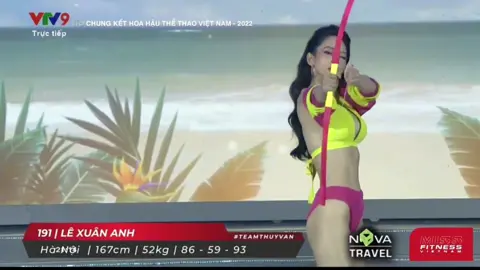 Đêm qua Lê Bống “catwalk cực cháy”với màn bắn cung độc đáo dừng lại ở top 5 Miss Fitness Việt Nam 2022 ✌🏻 #xuhuong #lebong #thanthai #missfitnessvietnam #top5 #xhtiktok 