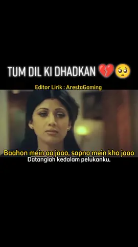 Tum Dil Ki Dhadkan - Lirik & Terjemah indonesia #fyp #indiasongs #liriklagu #bollywoodsong