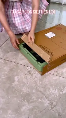 Tủ gập gọn luôn được chị em yêu thích vì sự tiện lợi#tudungdo #tudo