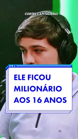Ele ficou milionário aos 16 anos | Kayky Janiszewski no Kiwicast #cortescapitalista #milionario #rico #sucesso #marketingdigital