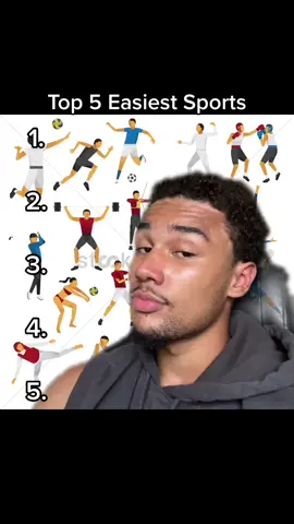 Top 5 Easiest Sports #foryou #fyp #xyzbca #sports #fypシ  #comedy #greenscreen #duet