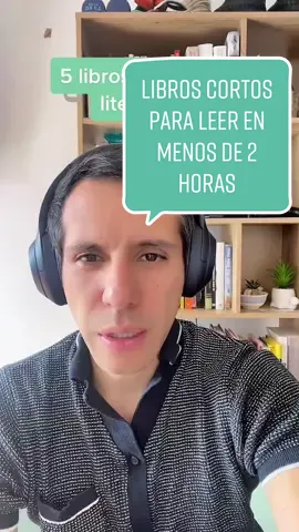 5 libros cortos para leer en menos de 2 horas #recomendacionesdelibros #librostiktok #literatura #libros #lectura #booktokespañol