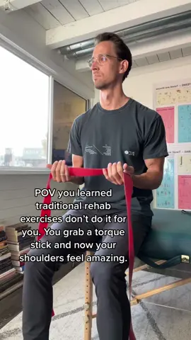 Torque stick #shoulders #shoulderpain #chiropractor