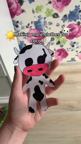 I almost lost coco 😅 #makingclothes #clothes #paperanimal #paperanimalsxo #fyp #viralvideo #xyzbca