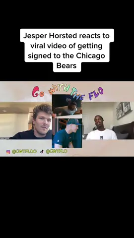 Jesper Horsted reacts to viral video of him getting signed by the Chicago Bears #gowiththeflo #podcast #nfl #football #chicago #bears #chicagobears #bearscamp #beardown #viral #video #tiktok #signed #professional #sports @bleacherreport @espn @barstoolsports @barstoolchicago #lasvegas #raiders #soldierfield #nfc #princeton #university #grimreaper #happy #funny