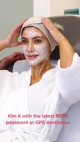 ￼@kimkardashian with the latest MOXI treatment to remove sunspots, improve tone and texture for glowing skin! #beauty #kimkardashian #moxi
