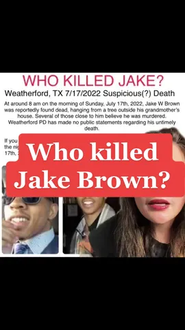 Justice for Jake Gerald Wendell Brown, jr ❤️ @Kylea S thank you for sending me Jakes story! #justiceforjakebrown #jakebrown #weatherfordtx #truecrimecommunity #victimadvocacy