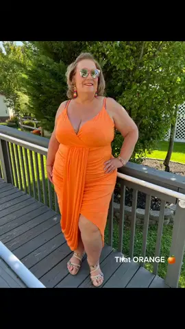 Love An ORANGE 🍊 Dress!!! @curvysensedoll #curvysense #curvysensedolls #curvysensedress #curvysensemodels #michelekay54 #over60model #modelsover60 #curvytiktoker #psfyp #fyp #fypage #summer2022