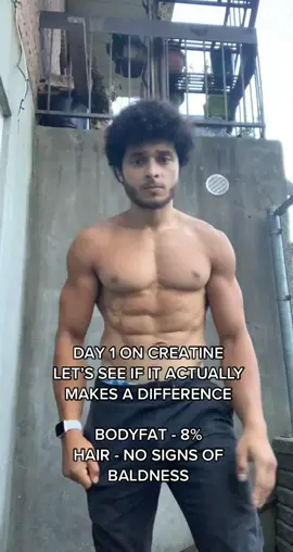 WILL I LOSE MY HAIR OF BE EVEN BIGGER ? #fyp #creatine #diet #transformation #beforeandafter #shredded #lean #foryou
