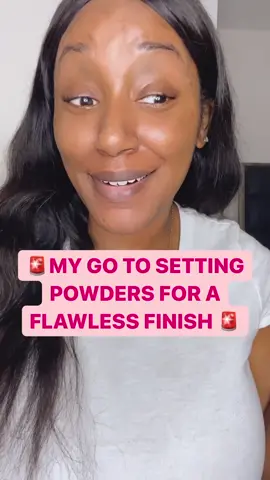 Have you tried these? #fyp #settingpowder #makeup #BeautyTok #beautytips #BeautyReview #makeupfyp #anastasiabeverlyhills #lauramercier #elfcosmetics #morphe #juviasplace